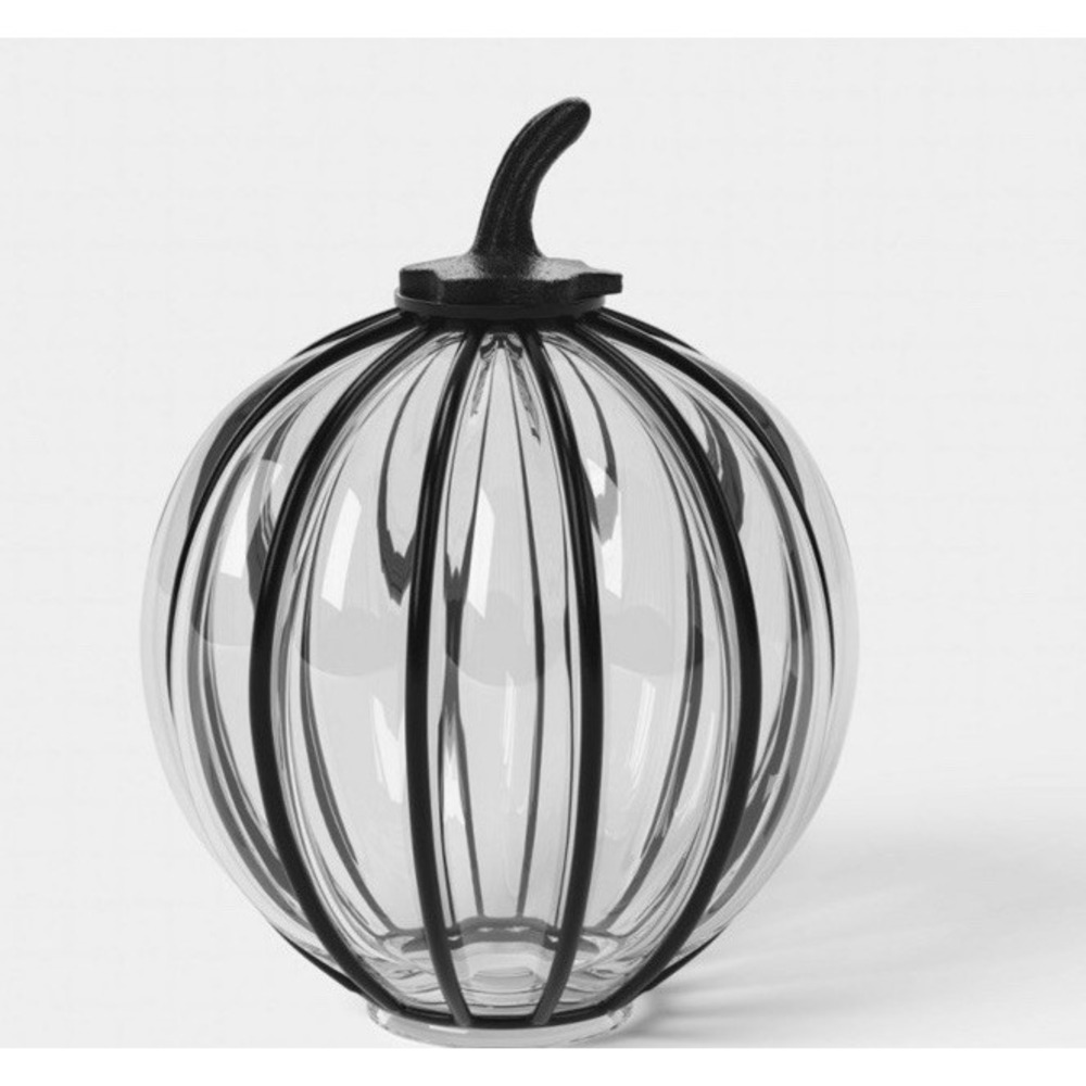 Small Metal and Glass Halloween Pumpkin - Threshold - Tiktok Viral - SHIPS NOW🎃